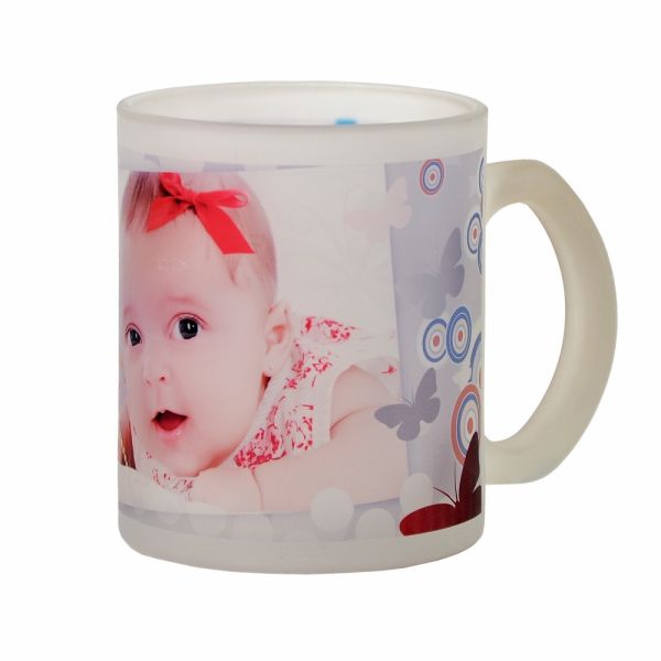 Caneca Vidro Jateada