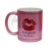 Caneca Rosa Metalizada Personalizada